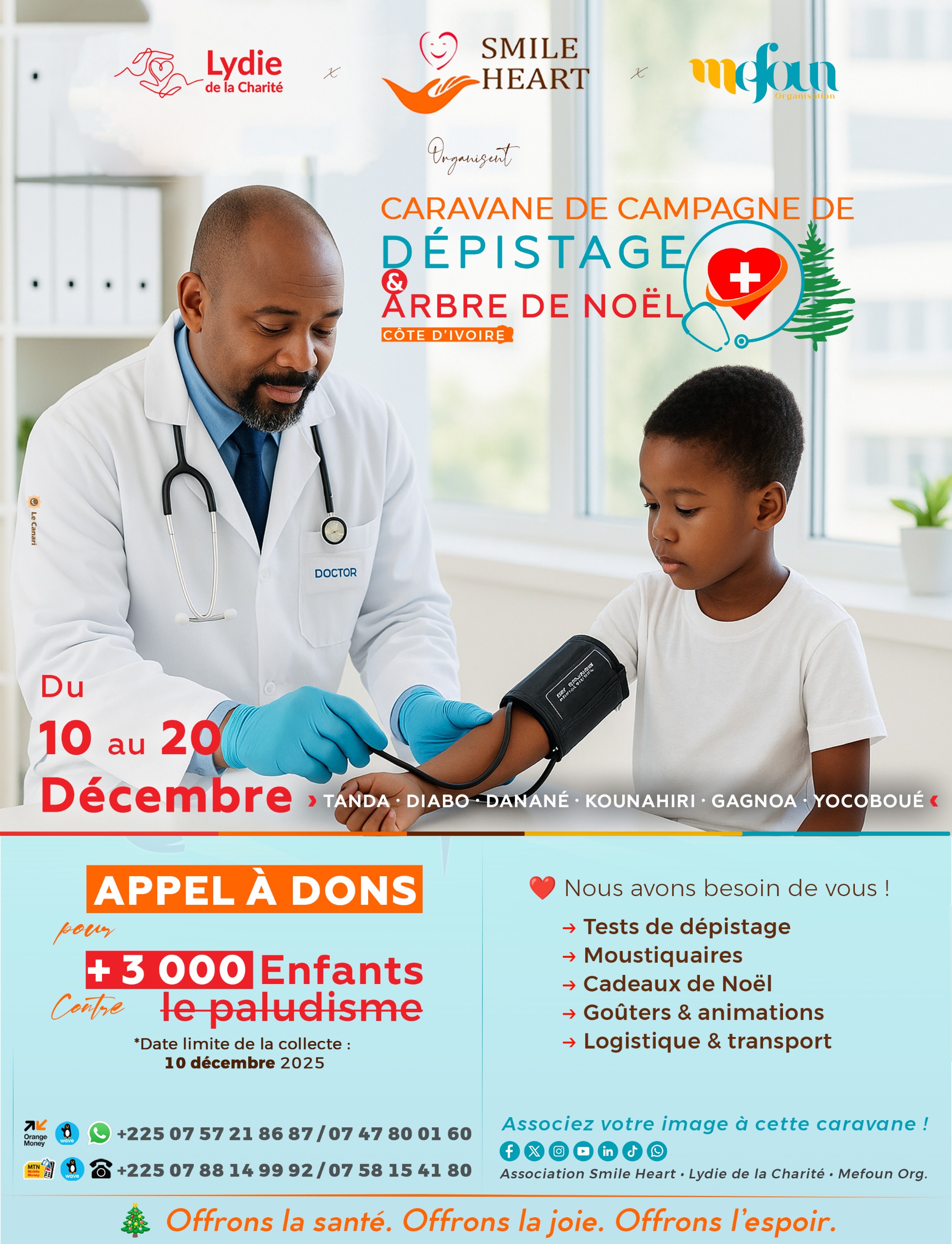  Caravane de Santé & Arbre de Noël